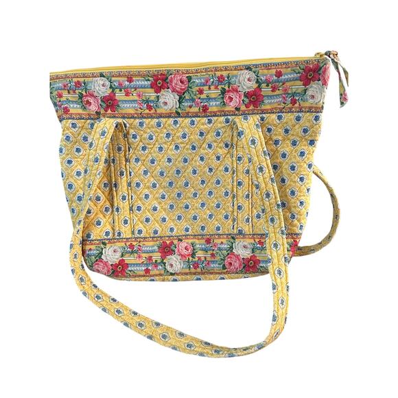 Rare Vintage Vera Bradley Elizabeth Zip Tote Bag - Picture 3 of 9